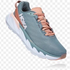Hoka Elevon 2 Blue Peach Running Sneakers Women 7 Or Men 5.5